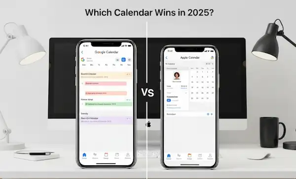 Google Calendar vs Apple Calendar: Which Works Best in 2025?