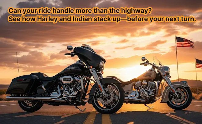 The Great Motorcycle Showdown: Harley-Davidson vs. Indian (2024 Bagger Battle)